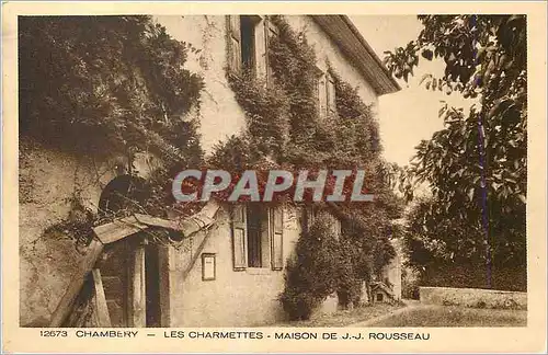 Cartes postales Chambery Les Charmettes Maison de J J Rousseau