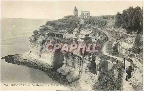 Cartes postales Meschers Les Grottes et la Falaise