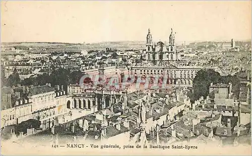 Ansichtskarte AK Nancy Vue Generale prise de la Basilique Saint Epvre