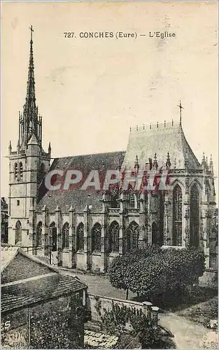 Cartes postales Conches (Eure) L'Eglise