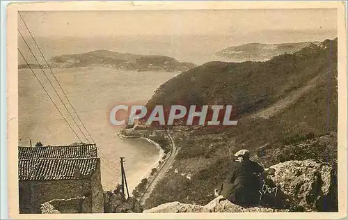Cartes postales Eze (A M) Vue Generale sur la Cote