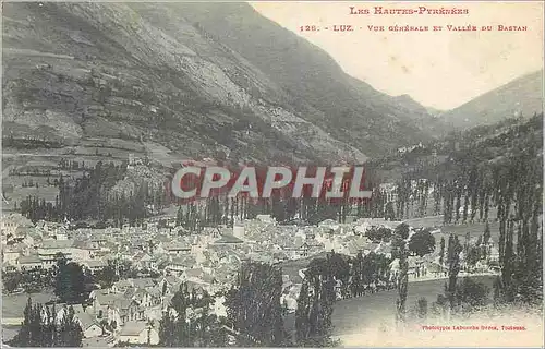 Cartes postales Luz Les Hautes Pyrenees Vue Generale et Vallee du Bastan