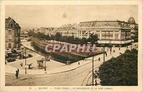 Cartes postales Belfort Place Corbis la Savoureuse et le Pont Carnot
