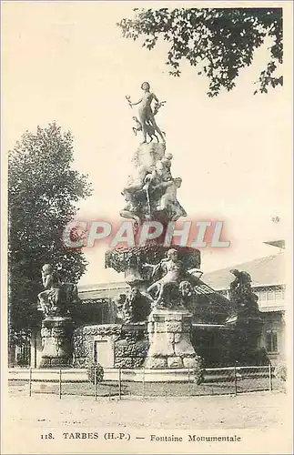 Cartes postales Tarbes (H P) Fontaine Monumentale