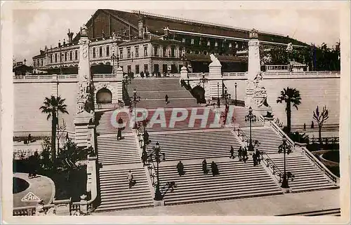 Cartes postales moderne Marseille l'Escalier Monumental de la Gare
