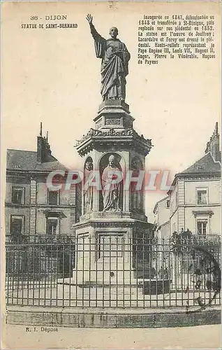 Cartes postales Dijon Statue de Saint Bernard