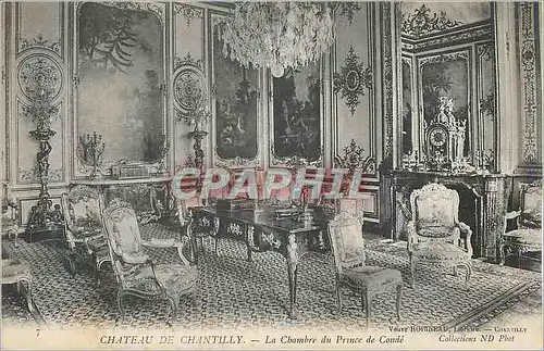 Ansichtskarte AK Chateau de Chantilly la Chambre du Prince de Conde