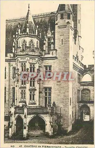 Ansichtskarte AK Chateau de Pierrefonds Tourelle d'Escalier