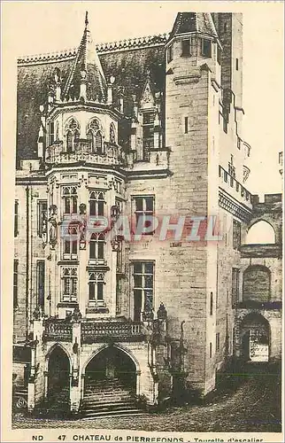 Cartes postales Chateau de Pierrefonds Tourelle d'Escalier
