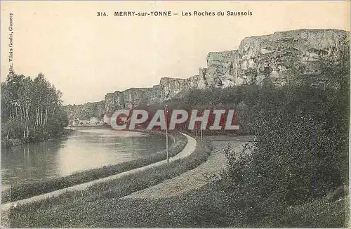 Cartes postales Merry sur Yonne les Roches du Saussois