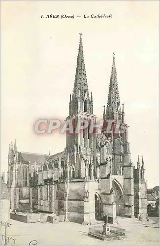 Cartes postales Sees (Orne) la Cathedrale