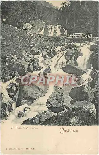 Ansichtskarte AK Cauterets La Cascade de Lutour