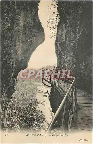 Ansichtskarte AK Environs d'Annecy Gorges du Fier