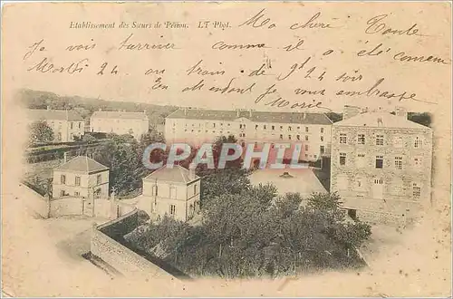 Cartes postales Etablissement des s�urs de Pevrou carte 1900)