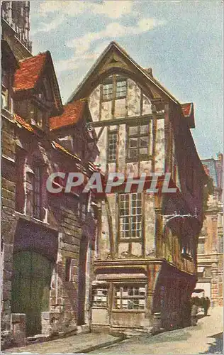 Ansichtskarte AK Rouen (Seine Inferieur) La Douce France Vieilles Maison rue Saint Romain