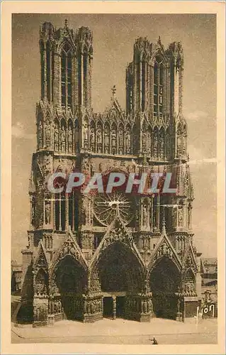 Cartes postales Reims (Marne) La Cathedrale