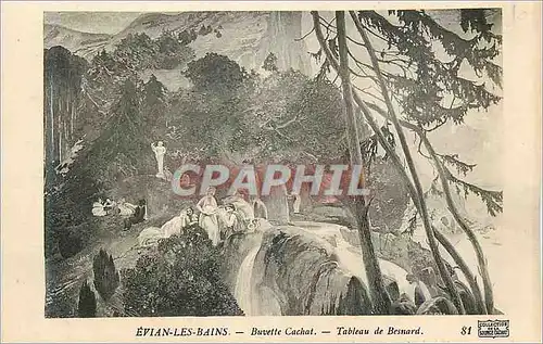 Cartes postales Evian les Bains Buvette Cachat Tombeau de Besnard