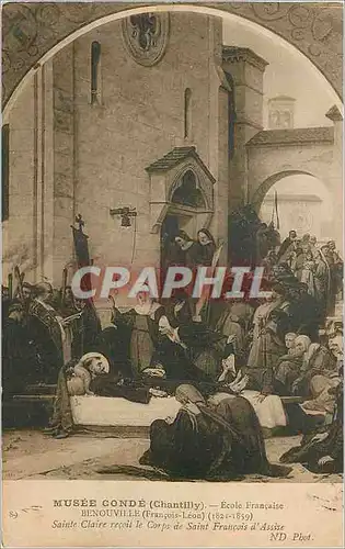 Cartes postales Musee Conde (Chantilly) Ecole Francaise Benouville (Francois Leon)