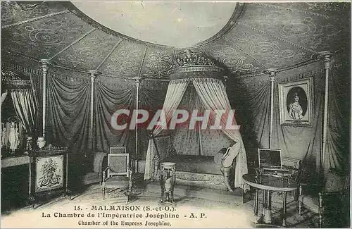 Ansichtskarte AK Malmaison (S et O) La Chambre de l'Imperatrice Josephine