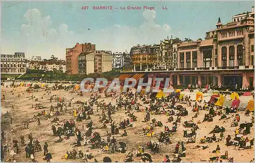 Cartes postales Biarritz La Grande Plage