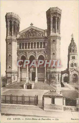 Cartes postales Lyon Notre Dame de Fourviere