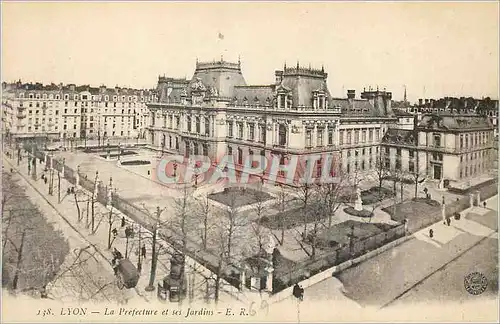 Cartes postales Lyon La Prefecture et ses Jardins