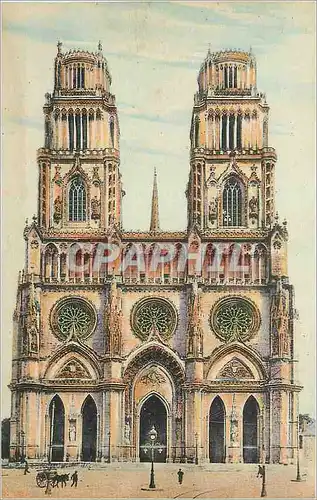 Cartes postales Orleans La Cathedrale Eglise Saint Croix