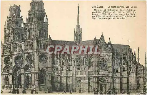 Ansichtskarte AK Orleans La Cathedrale Saint Croix