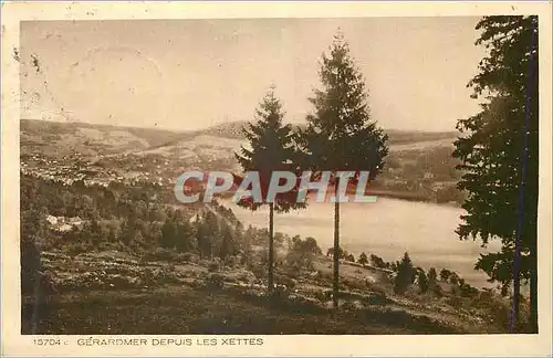 Ansichtskarte AK Gerardmer depuis les Xettes