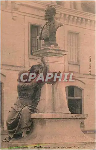 Ansichtskarte AK Charente Chabanais Le Monument Carnot