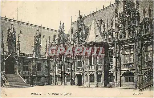 Cartes postales Rouen Le Palais de Justice