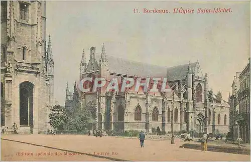 Cartes postales Bordeaux L'Eglise Saint Michel