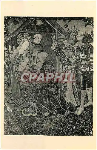 Cartes postales Beaune (Cote d'Or) Eglise Notre Dame Tapisserie Histoire de la Vierge (Adoration des Mages)