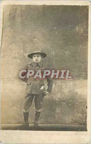 CARTE PHOTO Enfant Scout