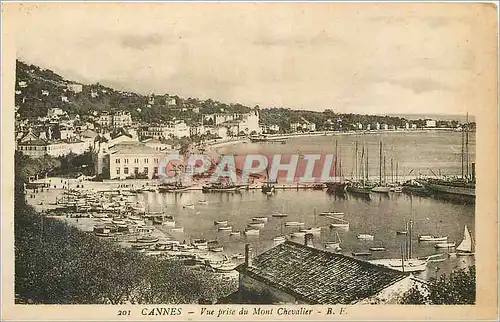 Cartes postales Cannes Vue prise du Mont Chevalier