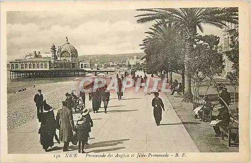 Cartes postales Nice Promenade des Anglais et Jetee Promenade