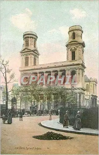 Cartes postales Paris Eglise St Sulpice