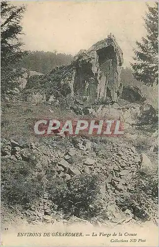 Ansichtskarte AK Environs de Gerardmer La Vierge de la Creuse