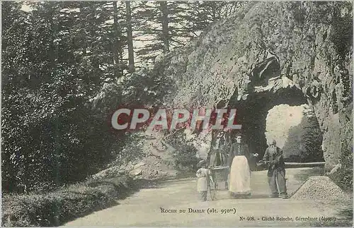 Cartes postales Rocher du Diable (alt 950 m) Mendiant