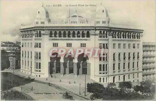 Cartes postales Alger Le Nouvel Hotel des Postes