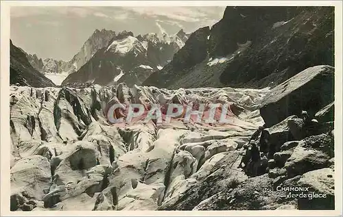 Cartes postales moderne Chamonix Mer de glace