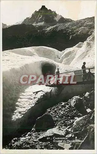 Cartes postales moderne Chamonix Grotte du Mont Blanc