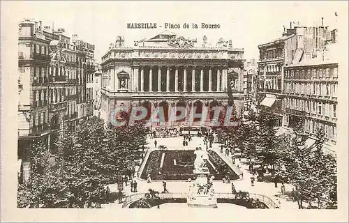 Cartes postales Marseille Place de la Bourse