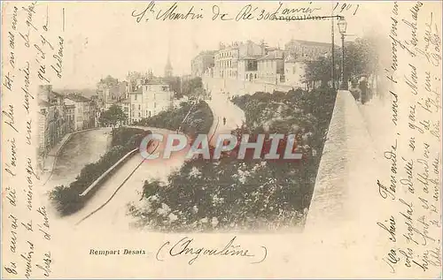 Cartes postales Rempart Desaix (Angouleme) (carte 1900)