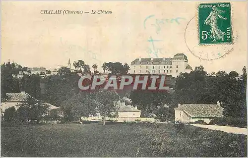 Cartes postales Chalais (Charente) Le Chateau