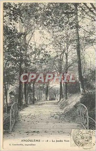 Cartes postales Angouleme Le Jardin Vert