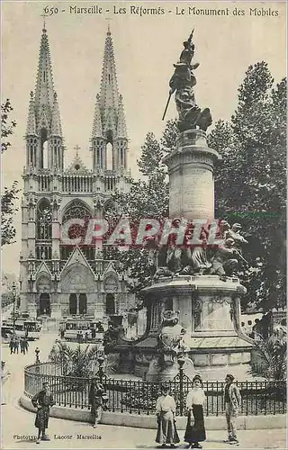Cartes postales Marseille Les Reformes Le Monument des Mobiles