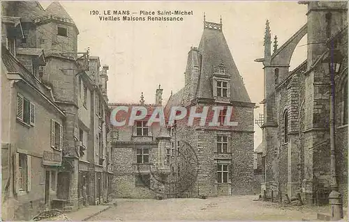 Cartes postales Le Mans Place Saint Michel Vieilles Maisons Renaissance