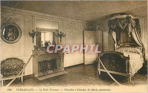 Cartes postales Versailles Le Petit Trianon Chambre a Coucher de Marie Antoinette