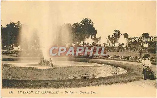 Ansichtskarte AK Le Jardin de Versailles Un Jour de Grandes Eaux